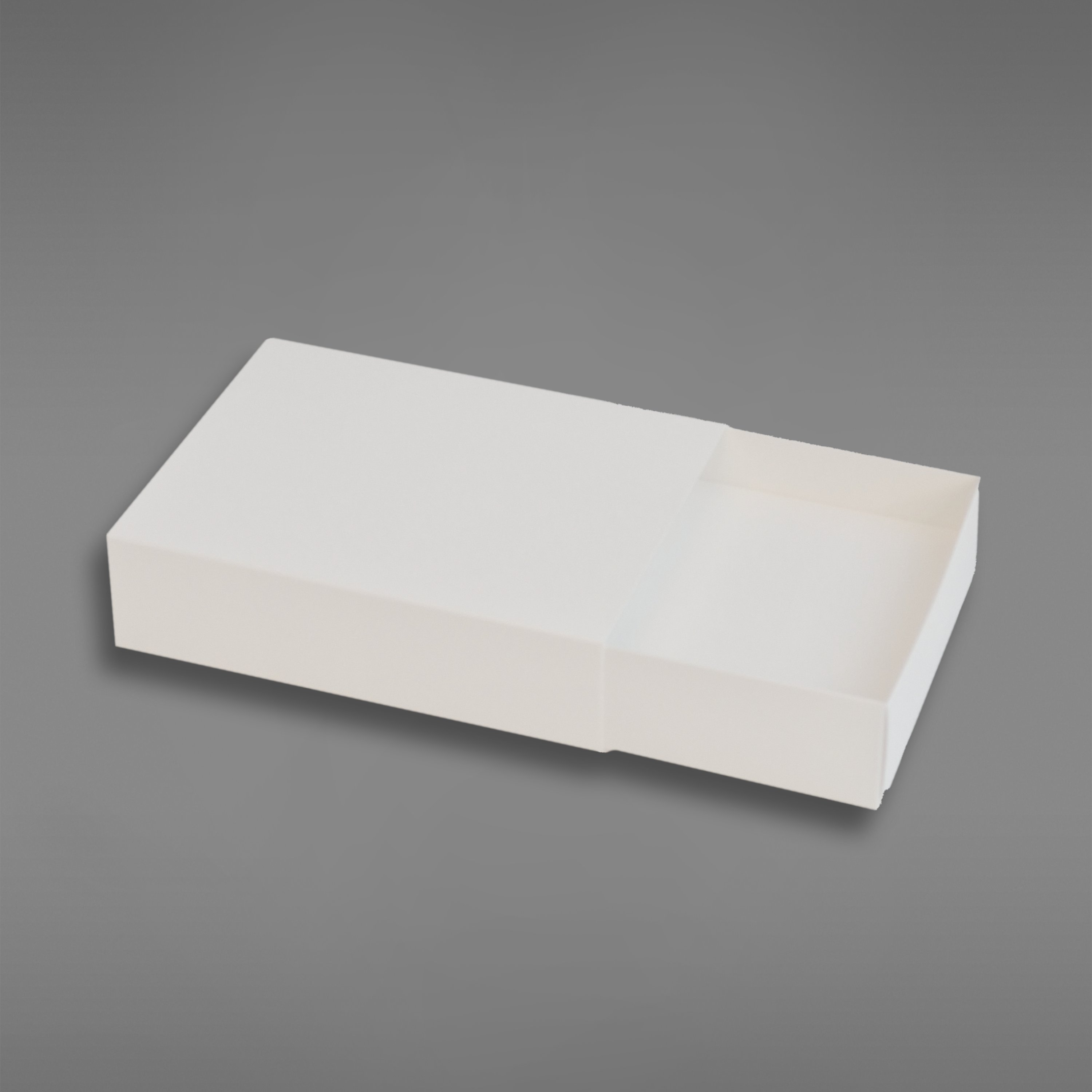 trippel makroneske skjult bunn hvit