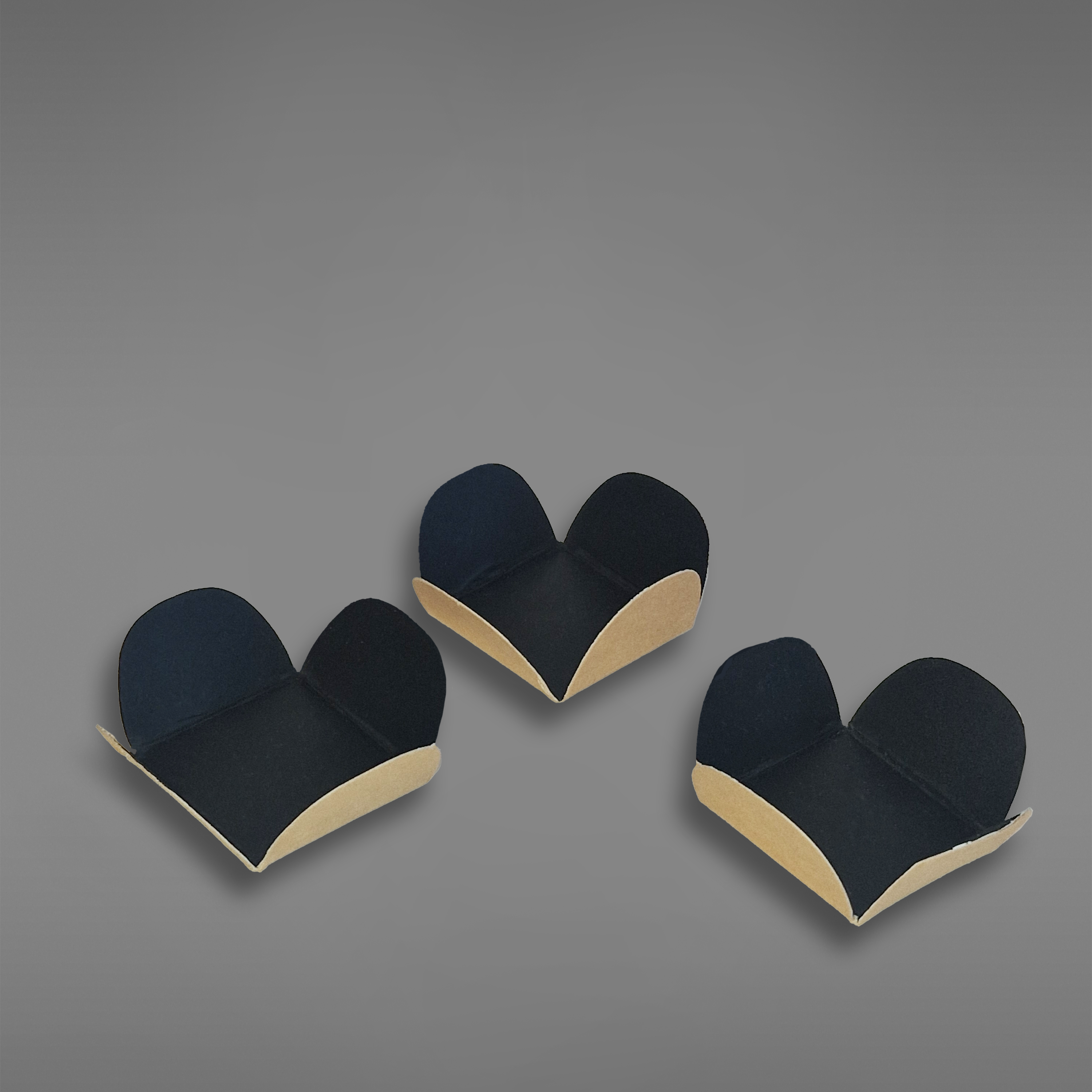 enkle innlegg svart innside